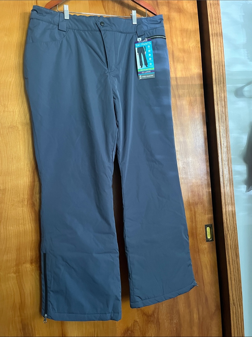 Charcoal Blue Ski Pants